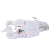 OEM CON300-CAT6A-TL Conector para cables UTP - Conector salida RJ45 - Compatible UTP categoría 6A - Fácil instalación sin necesi