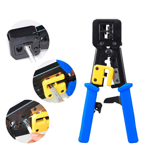 OEM CON300-CRIM-EZ Herramienta crimpadora para conector pasante - Modelo profesional de alta calidad - Conectores: EZ-RJ45, RJ11 (3)