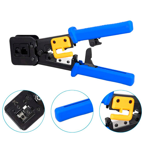 OEM CON300-CRIM-EZ Herramienta crimpadora para conector pasante - Modelo profesional de alta calidad - Conectores: EZ-RJ45, RJ11 (5)