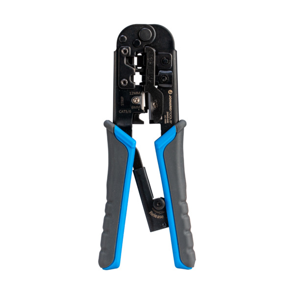 OEM CON300-CRIM-PRO-EZ Herramienta crimpadora para conector pasante - Conectores compatibles: EZ-RJ45, RJ11, RJ12 - Cable compat