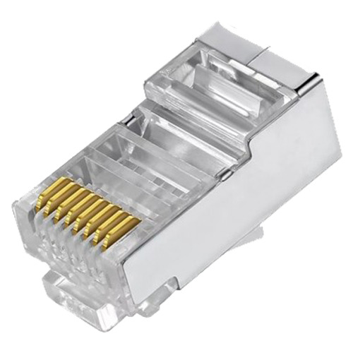 OEM CON300-FTP6 Conectores - RJ45 FTP CAT 6 para crimpar - Compatible con cable FTP - 20 mm (Fo) - 10 mm (An) - 5 g