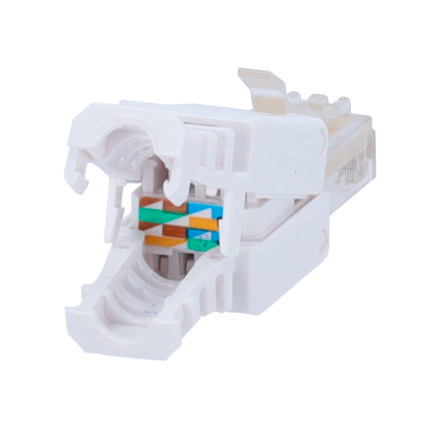 Comprar OEM CON300-TL Conector para cables UTP - Conector salida RJ45 - Compatible UTP categoría 5E - Fácil instalación sin necesidad de herramientas