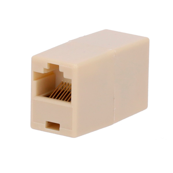 OEM CON330 Conector - Empalme para cables UTP - Conector entrada RJ45 - Conector salida RJ45 - Compatible UTP categoría 5E - Baj