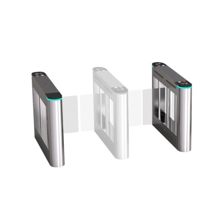 Comprar OEM CONAC-883 CONAC-883 Portillo lateral de cristal batiente para paso de 1200 mm. Permite el paso continuo de hasta 50 personas por minuto. Motor sin escobillas. Diseñado para casos de emergencia. Integración con lectores de terceros. Acero SUS3