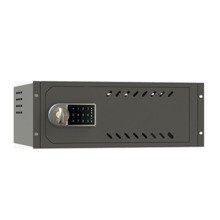 OEM CSM-CVELEC-RACK Caja fuerte para videograbador con cierre electrónico y retardo de apertura para rack de 19". Medidas máx gr