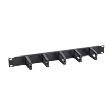 OEM CSM-RAOK-1P Panel de gestión de cables horizonatal 1U plástico. Incluye 4x Tornillos M6.