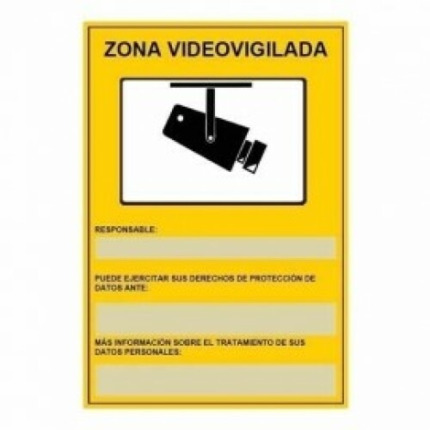 Comprar CSM-RGDP-CCTV Señalización homologada de advertencia para grabación por CCTV
