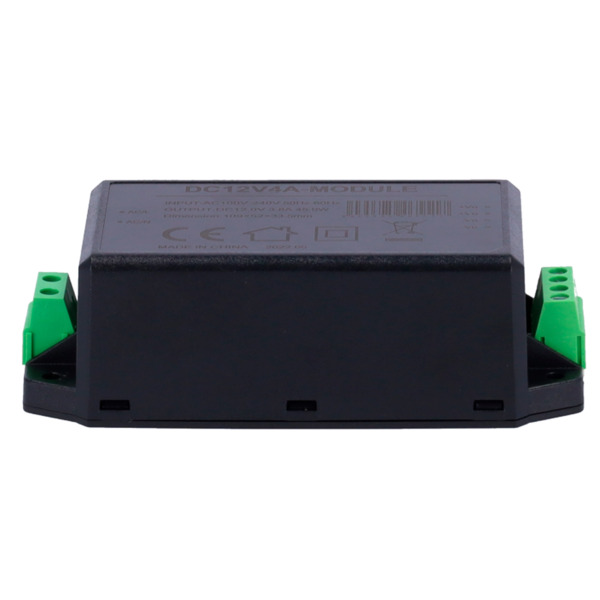 OEM DC12V4A-MODULE Adaptador de Corriente  - Salida DC 12 V 3.8 A  - Entrada  AC100-240 V 50/60 HZ - 109 x 52 x 33.5 mm - Protec (3)