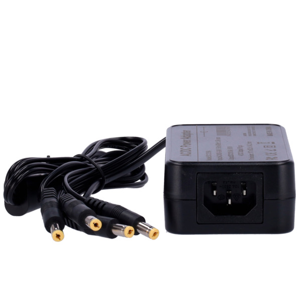 OEM DC12V5A Fuente de alimentación conmutada - Salida DC 12 V 5 A - 4 salidas - Estabilizado - 105 (Fo) x 33 (Al) x 45 (An) mm - (1)