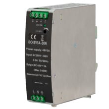 OEM DC48V5A-DIN Fuente de alimentación conmutada - Salida DC 48 V 5 A / 240 W - 2 salidas - Voltaje entrada 100 V ~ 240 V - 123.