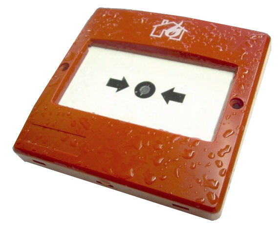 OEM DEM-1009 DEM-1009 Pulsador de alarma tipo romper el cristal en color rojo especialmentediseñado para uso de exterior con un
