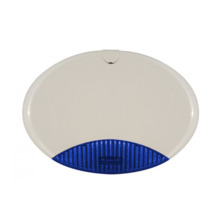 OEM DEM-1087 ISIDE 140 Sirena exterior auto-alimentada/auxiliar con lanzadestellos azul. Carcasa de policarbonato resistente al