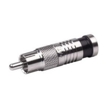 OEM DEM-1315 DEM-1315 Conector RCA macho por compresión. Para uso con cable RG6. Impermeable.