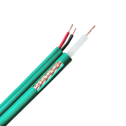 Comprar OEM DEM-1318 DEM-1318 Cable coaxial KX6 combi de RG-59+2 X 0,81 Rollo de 300 mts. Color VERDE.