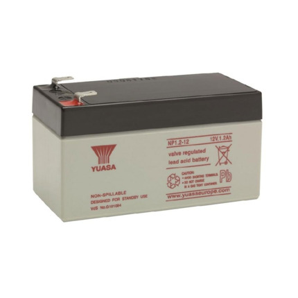Comprar OEM DEM-2496 DEM-2496 Batería Yuasa de 12V /1,2 Ah. Batería de propósito general. Rejillas de plomo calcio. Construida en fibra de vidrio sin pérdidas de ácido.