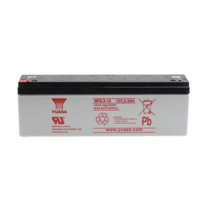 Comprar OEM DEM-2497 DEM-2497 Batería Yuasa de 12V /2,3 Ah. Batería de propósito general. Rejillas de plomo calcio. Construida en fibra de vidrio sin pérdidas de ácido.