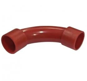 OEM DEM-941 DEM-941 Codos de 90º ignífugos para tubería de 25mm de diámetro exterior. Color rojo