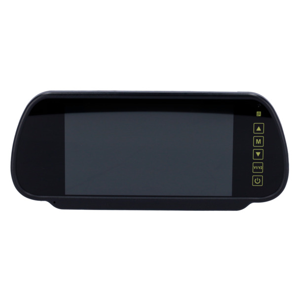 OEM DISPLAY7-MIRROR Monitor con formato retrovisor - Streamax compatible - Señal de video compuesto - 2 canales de video (1)