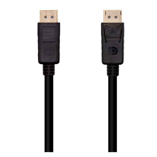 OEM DP1.2-2 Cable DisplayPort - Conectores DP macho - 4K@60Hz - 2 m - Color negro