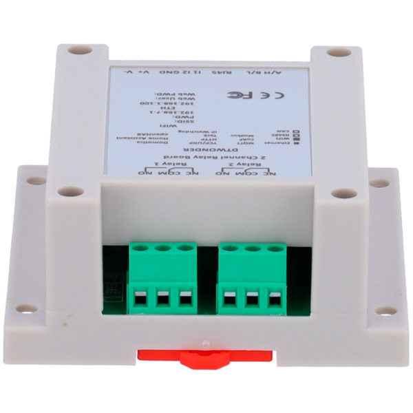 OEM DT-R002 Módulo de adquisición y control de datos - 2 entradas digitales | 2 salidas de relé (NO/NC) - Protocolos: Modbus/TCP (5)