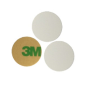 Comprar EAR20-125 Tag adhesivo EM 125 KHz redondo de 20 mm de diámetro con adheviso 3M por una cara.
