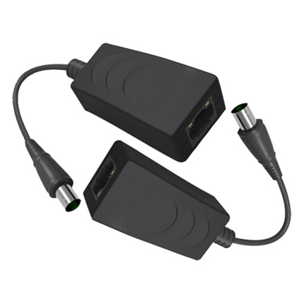 Comprar OEM EOC-200 Extensor de IP por cable coaxial - Pasivo | No requiere alimentación - Emisor y receptor - Permite transmitir 1 canal IP - Distancia máxima 200 m - Ancho de banda 10/100 Mbps