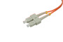 OEM FB-SCST-DXMM-5 Cable de fibra - Dúplex - Multimodo - Conector SC a ST - 5 metros - Color naranja (4)