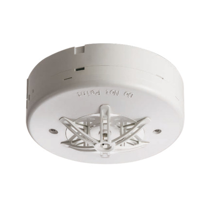 Comprar OEM FOC-217 Q06-2 Detector termovelocimétrico convencional a dos hilos con base incluida. Sensibilidad térmica de 58°C. Cobertura de 30 m² ~ 90 m². Material plástico resistente al fuego. Certificado EN-54.