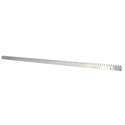 Comprar OEM GATEOPENER-STEELRACK10 Cremallera para automatismo - Engranaje de paso M4 - Dimensiones: 1000 (An) x 30 (Al) x 10 (Fo) mm - Fabricada en acero inoxidable - Compatible con GATEOPENER-BL360ENC