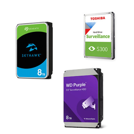 Comprar HDD-CCTV-8TB Disco Duro 3,5” 8TB SATA 7200rpm de seguridad para DVR/NVRs. Modelo disponible de entre las 1as marcas WesternDigital / Seagate / Toshiba tipo CCTV.