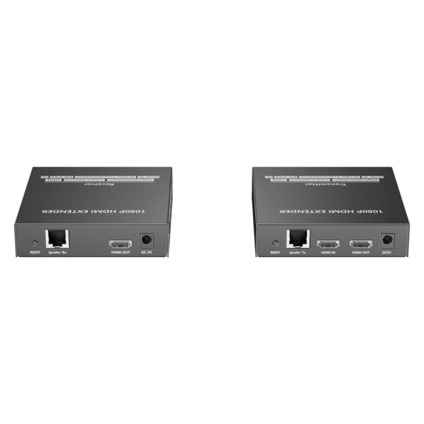 OEM HDMI-EXT-1080p60 Extensor activo HDMI - Emisor y receptor - Alcance 150 m - Sobre cable UTP Cat 6 - Hasta 1080p@60Hz - Alime (1)