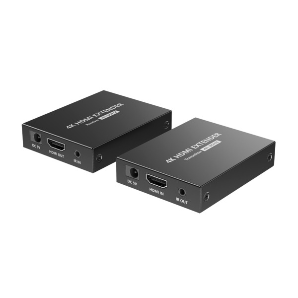OEM HDMI-EXT-4K30 Extensor activo HDMI - Emisor y receptor - Alcance 70 m - Sobre cable UTP Cat 7 - Hasta 4K - Alimentación DC 5