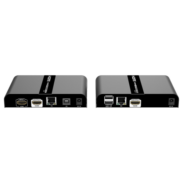 OEM HDMI-EXT-4K30-KVM100 Extensor HDMI con KVM - Emisor y receptor - Alcance 100 m - Sobre cable UTP Cat 7 - Hasta 4K@30Hz - Ali (3)
