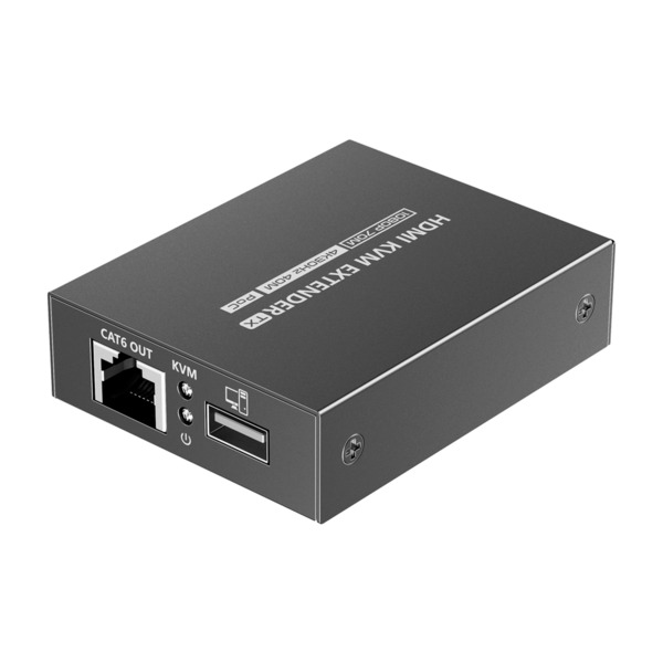 OEM HDMI-EXT-4K30-KVM40 Extensor HDMI con KVM - Emisor y receptor - Alcance 70 m - Sobre cable UTP Cat 7 - Hasta 4K@30Hz - Alime (9)
