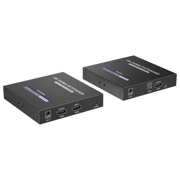 OEM HDMI-EXT-4K60 Extensor activo HDMI - Emisor y receptor - Alcance 70 m - Sobre cable UTP Cat 7 - Hasta 4K@60Hz - Alimentación (1)