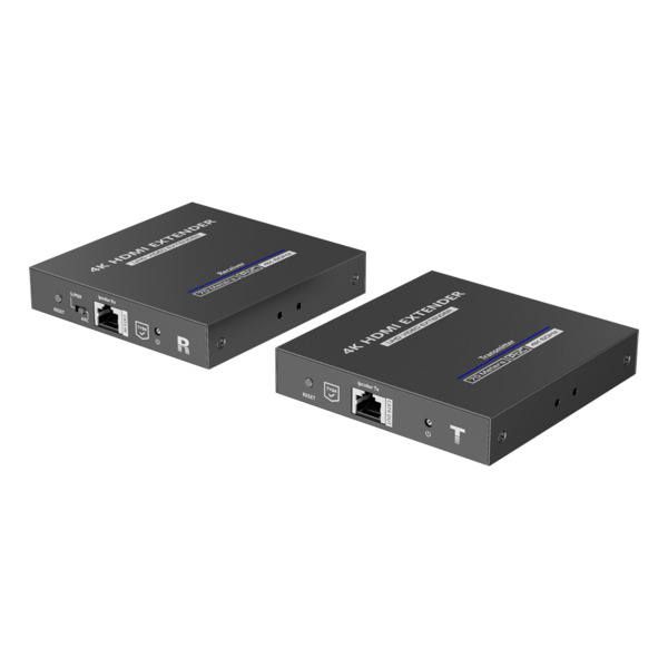 OEM HDMI-EXT-4K60 Extensor activo HDMI - Emisor y receptor - Alcance 70 m - Sobre cable UTP Cat 7 - Hasta 4K@60Hz - Alimentación (3)