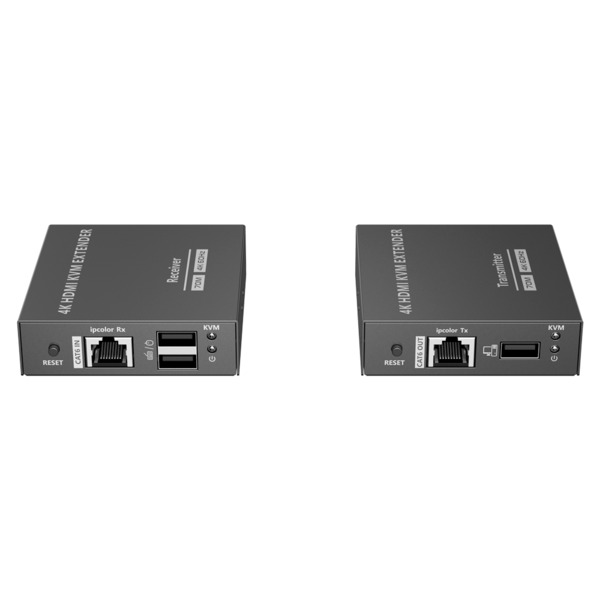 OEM HDMI-EXT-4K60-KVM70 Extensor HDMI con KVM - Emisor y receptor - Alcance 70 m - Sobre cable UTP Cat 7 - Hasta 4K@60Hz - Alime (3)
