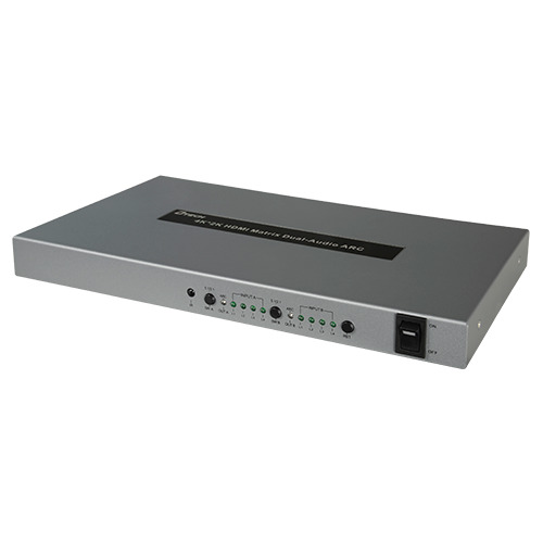 OEM HDMI-MATRIX-4-2 Multiplicador de señal HDMI - 4 entradas HDMI - 2 salidas HDMI - Hasta 4K (entrada y salida) - Longitud máxi