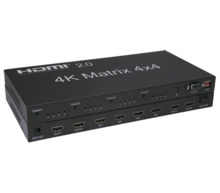 OEM HDMI-MATRIX-4X4-4K Matriz de señal HDMI - Permite 4x4 - Resolución 4K