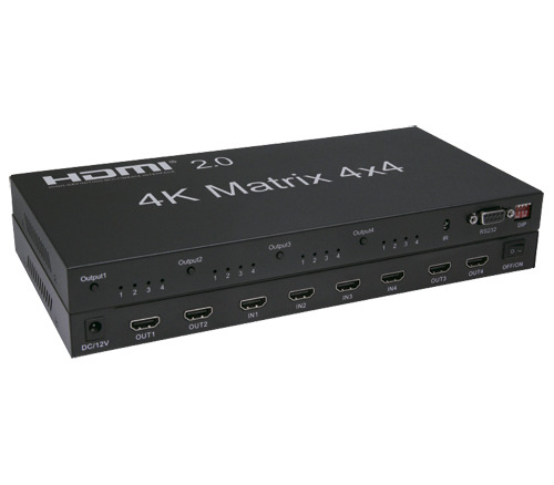 OEM HDMI-MATRIX-4X4-4K Matriz de señal HDMI - Permite 4x4 - Resolución 4K