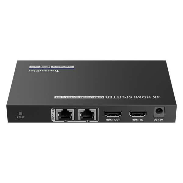 OEM HDMI-SPL-1x2-4K30-CAT6 Splitter-Extensor HDMI 1x2 - 1 transmisor / 2 receptores - Resolución hasta 4K@30Hz - Alcance hasta 7 (7)