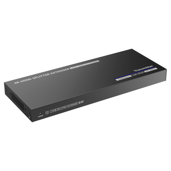 OEM HDMI-SPL-1x2-4K60-CAT6 Splitter-Extensor HDMI 1x2 - 1 transmisor / 2 receptores - Resolución hasta 4K@60Hz - Alcance hasta 7 (1)