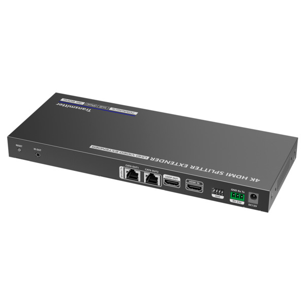 OEM HDMI-SPL-1x2-4K60-CAT6 Splitter-Extensor HDMI 1x2 - 1 transmisor / 2 receptores - Resolución hasta 4K@60Hz - Alcance hasta 7 (3)