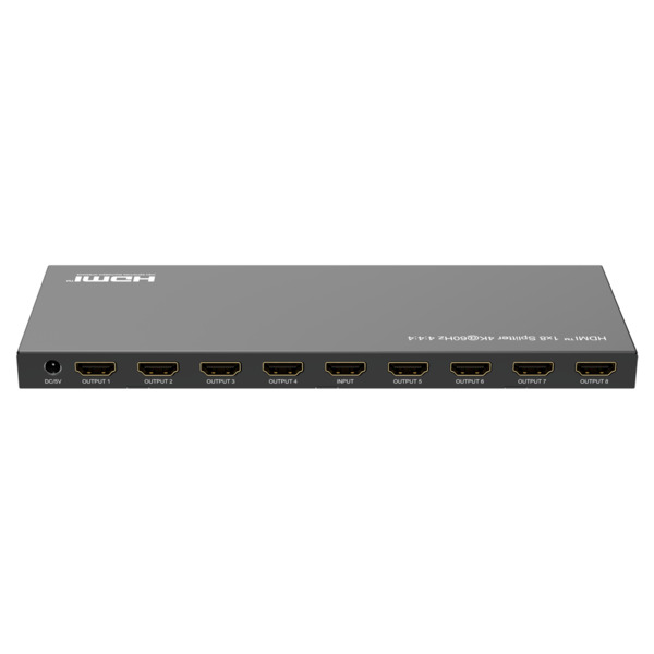 OEM HDMI-SPL-1x8-4K60 Splitter HDMI  - 1 Entrada - 8 Salidas - Resolución hasta 4K@60Hz - Ajustes EDID (1)