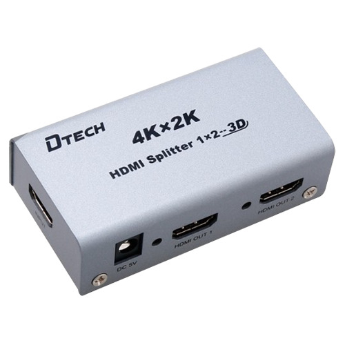 OEM HDMI-SPLITTER-2-4K Multiplicador de señal HDMI - 1 entrada HDMI - 2 salidas HDMI - Hasta 4K*2 - Longitud máxima de salida 25