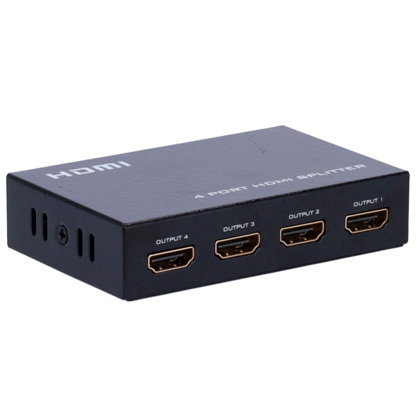 OEM HDMI-SPLITTER-4-4K Multiplicador de señal HDMI - 1 entrada HDMI - 4 salidas HDMI - Hasta 4K*2 - Longitud máxima de salida 25