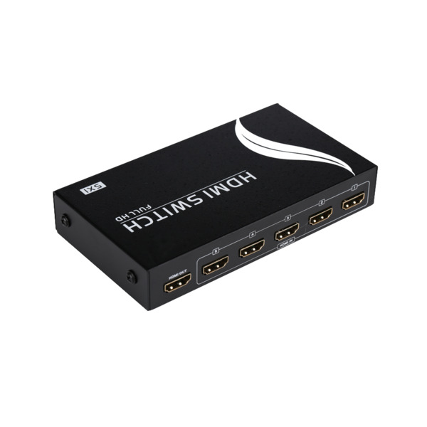 OEM HDMI-SWITCH-5-1-4K HDMI Switch - 5 entrada HDMI - 1 salidas HDMI - Hasta 4K*2K@60Hz - Alimentación DC 5 V (1)