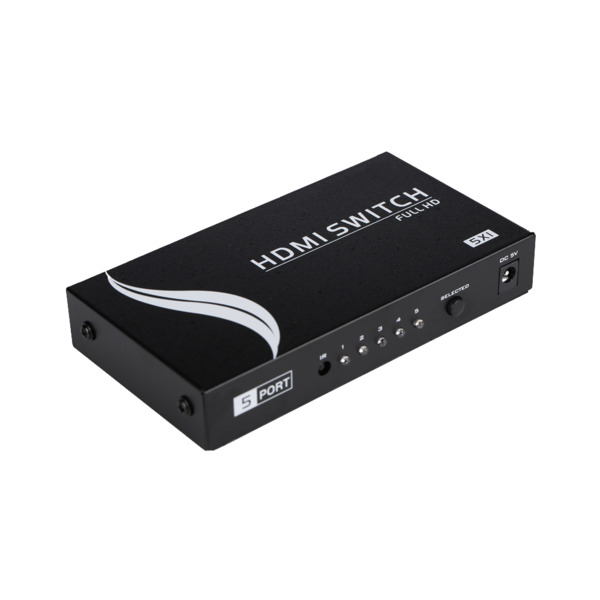 OEM HDMI-SWITCH-5-1-4K HDMI Switch - 5 entrada HDMI - 1 salidas HDMI - Hasta 4K*2K@60Hz - Alimentación DC 5 V (3)