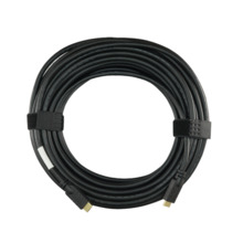 OEM HDMI1A-25 Cable HDMI - Conectores HDMI tipo A macho - Amplificado y apantallado - 25 m - Color negro - Conectores anticorros