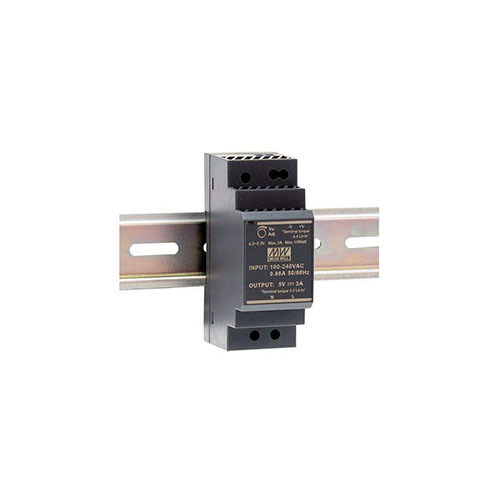 OEM HDR-30-48 Fuente de Alimentación para Switch PoE industrial. 48 Vdc / 30W, -30º +70ºC. Gama Industrial. Carril DIN.